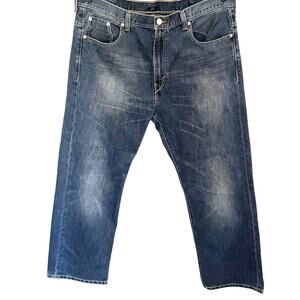 Levi's 569 Y2K Loose Straight Mens Jeans 38x32 Skater Baggy Grunge Snap Pockets